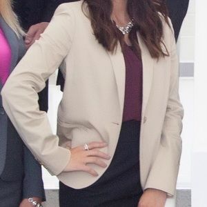 tan blazer